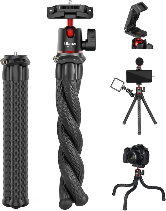 Ulanzi Mini Tripé Flexível com Suporte Oculto