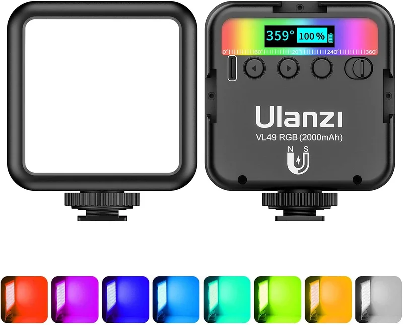 Ulanzi VL49 Luz de Vídeo RGB